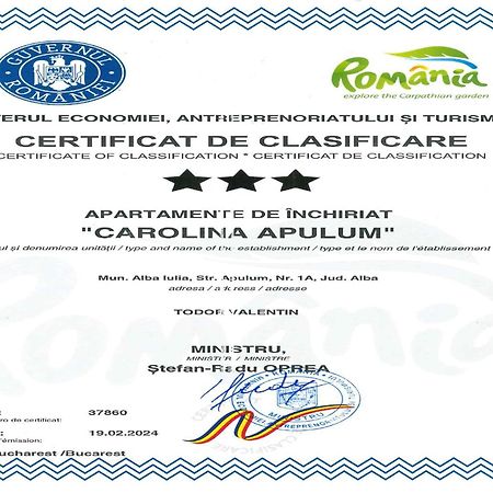 Vila Carolina Apulum Villa Alba Iulia Luaran gambar